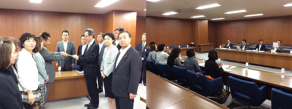 広島県庁にてDB関連の要望実施を知事に要望